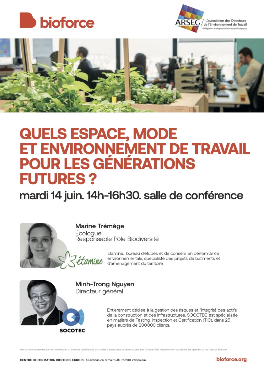 Quels espace, mode  et environnement de travail  pour les générations  futures ?