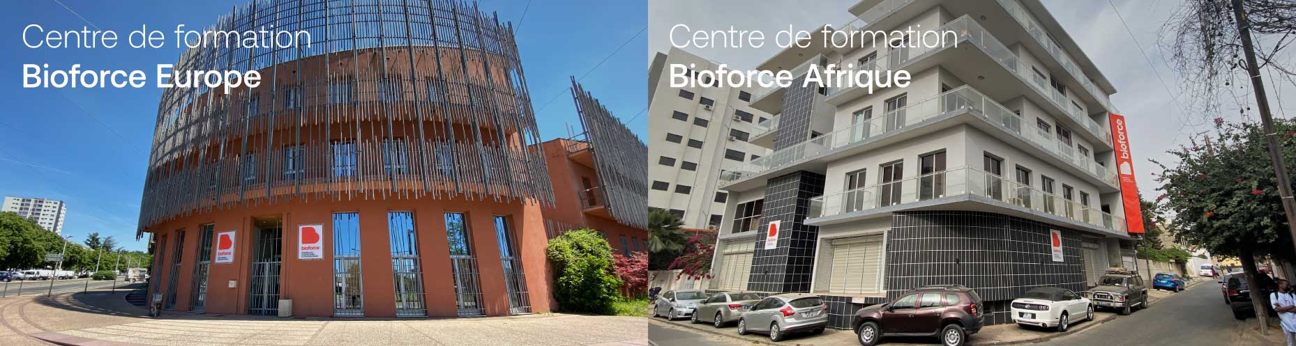 Visuel des campus Bioforce