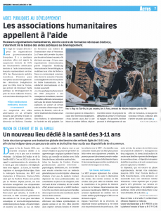 Expressions Vénissieux - Juin 2025 : Les associations humanitaires appellent à l'aide (capture d'écran)
