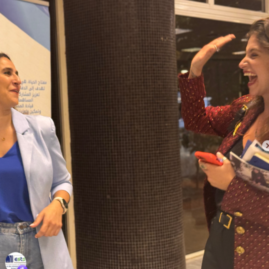 Deux femmes ayant assisté à l’évènement.