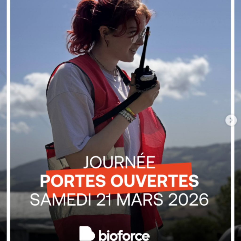 Une élève en application terrain.