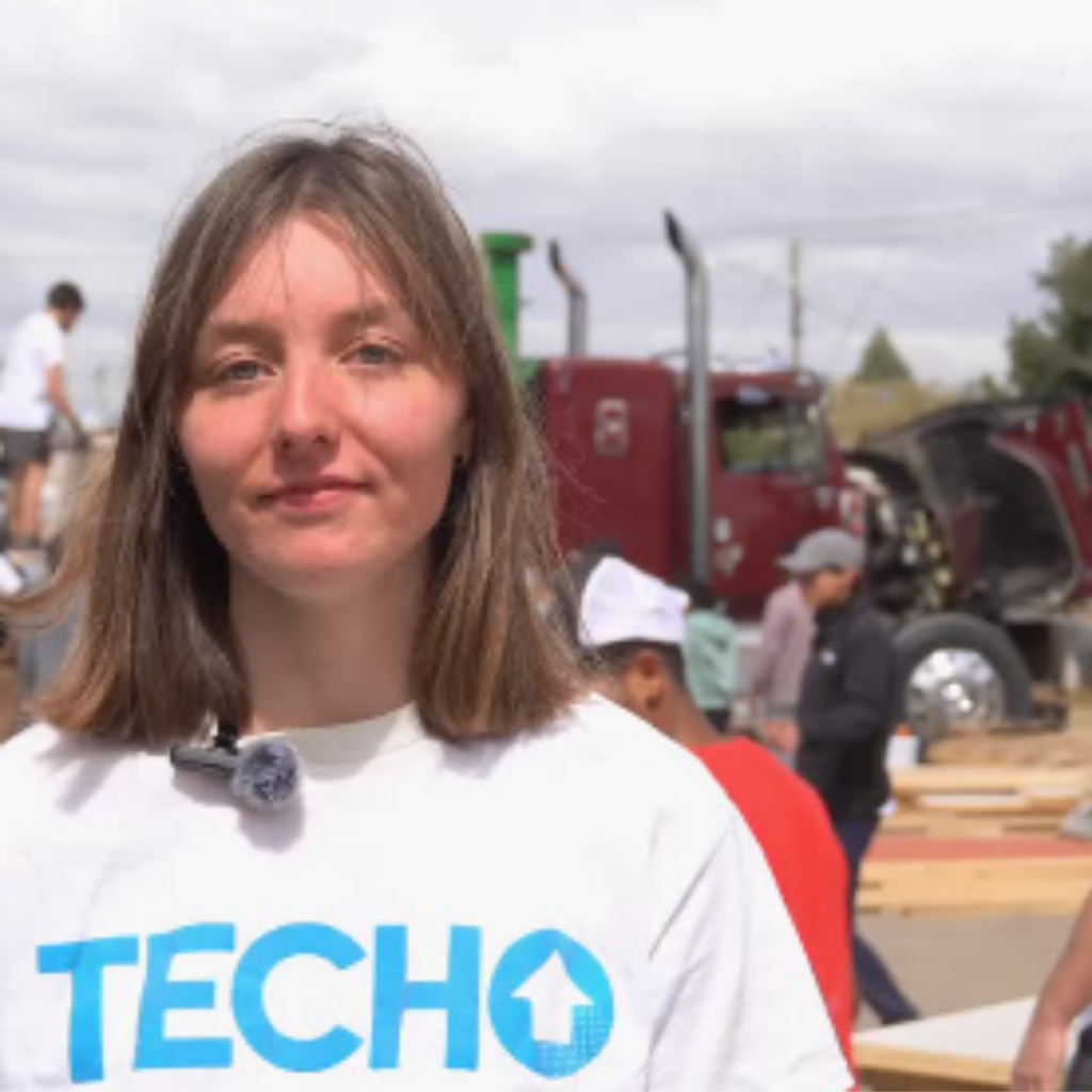 Vilma, en 2ème année de bachelor qui effectue son stage chez Techo.