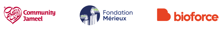 Intensive Humanitarian Campus in Cairo, 6-9 December 2026. Brought to you by Bioforce Hub MENA, American University in Cairo, Community Jameel and Fondation Mérieux