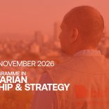 Webinaire : le 3 novembre, découvrez la nouvelle formation Executive Programme in Humanitarian Leadership & Strategy